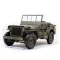 MODINK Pre-Built Model Motor Vehicles 1 18 For Willys Army Green Jeep Alloy Die Cast Model Car Home Decor Collection Display Gift Model Building