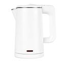 Electric Kettle, 0.8L Double Wall 100% Stainless Steel Bpa-Free Cool Touch Tea Kettle, Auto Shut-Off & Boil-Dry Protection, Keep Warm, 1000W Fast Boiling,White,Black (Black) Full moon vision