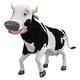 La Granja De Zenon Farm Toys Vaca Lola Stuffed PVC Animal Plush Cows 10" Toys Interactive Musical Doll Gift for Toddlers