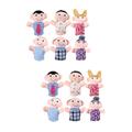 VICASKY 12 Pcs Hand Puppet Kıds Toys Stuffed Toy Stuffed Pig Plush Toy Stuffed Dogs for Stuffed Animals for Ventriloquist Puppets Kid Hand Toy Pp Cotton Pretend Child Cartoon