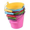 BESTonZON 6pcs Beach Bucket Toys for Metal Flower Bucket Party Buckets for Treats Bucket Planter Sand Bucket Beach Buckets Bucket Toy for Tinplate Child Linyi Mini