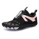 Unisex Breathable Barefoot Shoes Water Shoes Men Women FiveFingers Shoes Breathable Fitness Shoes Women Men Beach Shoes Men Women Hiking Shoes (Color : Black Pink, Size : 6.5 UK)