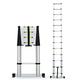 Durable Stepladders Extra Tall Aluminium Telescoping Ladder - 5M/ 6M/ 7M/ 8M Telescopic Extension Ladder With Stabilizer Bar, For Home Use Roof Rv Outdoor, Load 150Kg (Size : 8M/26 Ft)