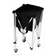 Harilla Tennis Ball Basket Cart Teaching Carts Aluminum Alloy Trolley Collector Picker Caddy Ball Holder for Schools Picking