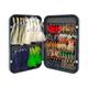 Fly Fishing Fly Fishing Baits Anglers with Storage Box Handmade Trout Lures Fly Fishing Lures Set Fishing Tackle Tools, 66 pieces