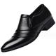 Men's Loafers Leather Moccasins Pointed-Toe Oxfords Black Shoes for Men Dress Loafers Casual Brogues Wedding Shoes 10.5uk