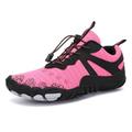 Unisex Breathable Barefoot Shoes Water Shoes Men Women FiveFingers Shoes Breathable Fitness Shoes Women Men Beach Shoes Men Women Hiking Shoes (Color : Pink, Size : 8.5 UK)