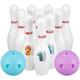SUPVOX 1 Set Kids Light up Bowling Ball Toys Set Bowling Pins Toy Game with Pins and Balls Fun Sports Games for Kids Toddler Indoor and Outdoor