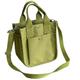 BPVCMHOS Canvas bag Women'S Crossbody Bag Canvas Solid Color Casual Handbag Messenger Bag Shoulder Bag Simple Girl Shoulder Bag-Green