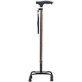 Walking stick Portable Walking Stick Aluminum Alloy Walking Canes with LED Light Handle Crutches 10 Adjustable Height Levels for Men or Women Arthritis Seniors Disabled and Elderly Cane with 4 Legs No