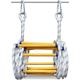 Fire Escape Ladder, Fire Escape Rope Ladder, Rope Ladder Fire Escape Safety Ladders With Carabiners Compact & Reusable Nylon Escape Ladders Quick Use In The Fire (Size : 15M)