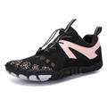 Unisex Breathable Barefoot Shoes Water Shoes Men Women FiveFingers Shoes Breathable Fitness Shoes Women Men Beach Shoes Men Women Hiking Shoes (Color : Black Pink, Size : 5 UK)