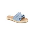 Esprit Women's Annie Slide Sandal, Light Blue, 7.5 UK