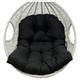 YANNINGOU Cushions Hanging Chair Cushion, Replacement Cushion For Hanging Chair, For Hanging Chair, Cushion, Hanging Basket, Swing Basket, Garden Chair Cushion (Color : A, Size : 120 * 80CM)