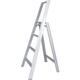 Step Ladders Aluminum Alloy Telescopic Ladder, Lightweight Extension Ladder, Folding Ladder for Indoor Outdoor Work, Stable 4-Step Ladder Building Supplies