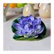 Cuiynice Plastic Plants Bouquets Artificial Flowers 10 Pcs Artificial Lotus Realistic Water Lily Pads Leaves Floating Foam Lotuses for Garden Koi Fish Pond Aquarium Pool Wedding Decor Indoo