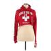 Lifeguard Pullover Hoodie: Red Tops - Women's Size X-Large