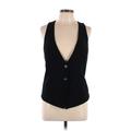 Matty M Tuxedo Vest: Black Jackets & Outerwear - Women's Size Large