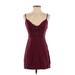 Urban Outfitters Cocktail Dress - Mini: Burgundy Dresses - Women's Size Small