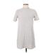 Zara Casual Dress - Sweater Dress: Gray Marled Dresses - Women's Size Medium