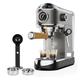 BAFFII Semi Automatic 20 Bar Coffee Maker Machine by with Milk Steam Frother Wand for Espresso Cappuccino Latte and Mocha Coffee Machines (Color : CM7008, Size : KR)