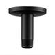 OFFO Shower Arm with Flange 3 Inches Ceiling Mount Replacement Rain Shower Head Straight Arm Ceiling-Mounted For Fixed Shower Head & High Pressure Rain Matte Black