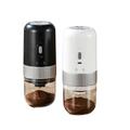 Automatic Electric Coffee Grinder Cafe Coffee Beans Mill Conical Burr Grinder Machine for Home Travel Portable USB Rechargeable Coffee Machines (Color : Caffee Grinder-White)