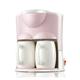 BAFFII 1/2 Cup 220V Household Drip Coffee Maker Automatic Coffee Machine Mini Teapot Portable cafe Maker With Cup Office Coffee Machines (Color : 2 Cup Pink 220V)