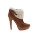 Guess Ankle Boots: Brown Shoes - Women's Size 7