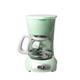 Automatic Electric 0.6L Latte Espresso Coffee Maker Mini Moka Drip Cafe Coffee Brewing Machine Tea Pot Boiler Coffee Machines (Color : Light Green)