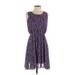 Maison Jules Casual Dress: Purple Dresses - Women's Size Small