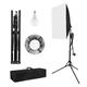 softbox HUIOP Professional Studio Photography Softbox Kit 1 28 x 20inch Softbox + 1 23W Bulb + 1 2m Stand + 1 Carrying Bag for Studio Product Video Photography