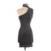 G by GUESS Cocktail Dress - Bodycon: Gray Marled Dresses - Women's Size Small