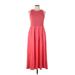 Ann Taylor LOFT Casual Dress - Maxi: Pink Dresses - Women's Size Large