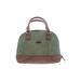 Stone Mountain Leather Shoulder Bag: Green Solid Bags