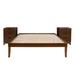 Linon Polly 3 Piece Bedroom Set Wood in Brown | 15.75 H x 78 W x 81.5 D in | Wayfair 23R6008QWALBNS3