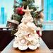 Sea Shells Christmas Tree Handmade Crafts Tabletop Shells Christmas Tree for Christmas & Beach Decoration, Party Birthday Gift