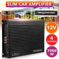 12V 7900W Auto Verstärker 4 Kanal Leistungsstarke Auto Audio Subwoofer Aluminium Legierung Fahrzeug