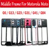 Neuer mittlerer rahmen für motorola moto g13 g31 g41 g42 g84 g23 g6 mittlere rahmen lünette mittlere