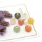 Topazio naturale quarzo piccola zucca pietra gemma pendente Handmade Crafts collana bracciale orecchini accessori per le donne 13x13mm