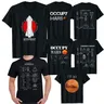 SpaceX Starship Blueprint T Shirt Starship-SN15 To The Moon Tee Top Cool occupa Mars Space Rocket