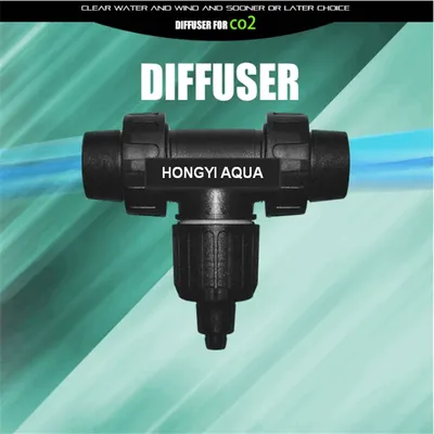 HONGYI Super CO2 Diffusor Zerstäuber 4 In 1 Externe Aquarium Überprüfen Ventil Blase Zähler Ersetzen Keramik