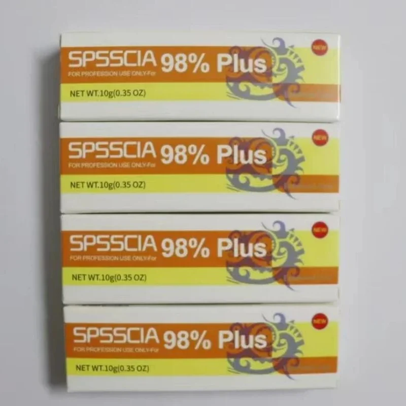 ORIGINAL 98 % SPSSCIA Tattoo-Creme vor Permanent Make-up Microblading Augenbrauen Lippen 10 g Tattoo-Nachsorg-Creme Image