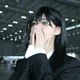 Japanische Anime Shimizu Kiyoko Cosplay Unisex ultraleichte Brille Retro rosa randlose quadratische