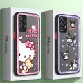 Coque de téléphone pour Samsung Hello Kitty Cinnamoroll Couverture mignonne A52 A53 A12 A13