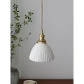 Lampe Suspendue en Céramique Japonaise Design Scandinave de Luxe Luminaire Décoratif d'Nik Idéal