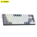 E-YOOSO Z686 RVB USB 60% Mini jeu mécanique mince clavier filaire interrupteur rouge 68 prédire