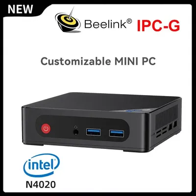 IPC-G Fanless IPC Customembroidered Computer Industrial Mini PC Intel Celeron N4020 jusqu'à 2.8GHz