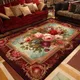Tapis à fleurs européens pour salon canapés tapis de grande taille tapis de luxe décoration de