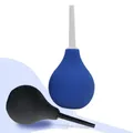 Système de livres de douche rectale en forme de formage gel de silicone boule bleue pour anus